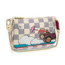 Louis Vuitton N41463 Mini Pochette Accessori Evasion Damier Azur Canvas
