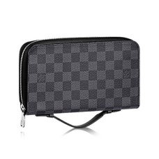 Louis Vuitton N41503 Zippy XL Portafoglio Damier Gaphite Canvas