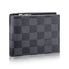 Louis Vuitton N41635 Amerigo Portafoglio Damier Graphite Canvas