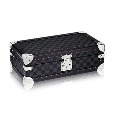 Louis Vuitton N48194 8 Watch Case Hardside Bagaglio Damier Graphite Canvas