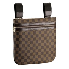 Louis Vuitton N51111 Pochette Bosphore Borsa a tracolla Damier Ebene Canvas