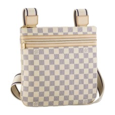 Louis Vuitton N51112 Pochette Bosphore Borsa a tracolla in tela Damier Azur