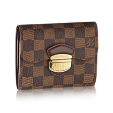 Louis Vuitton N60034 Joey Portafoglio Damier Ebene Canvas