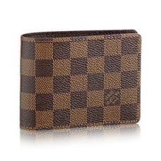 Louis Vuitton N60895 Portafoglio multiplo Damier Ebene Canvas