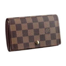 Louis Vuitton Portafoglio Tresor N61730 Damier Ebene Canvas