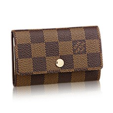 Louis Vuitton N62630 6 Portachiavi Damier Ebene Canvas