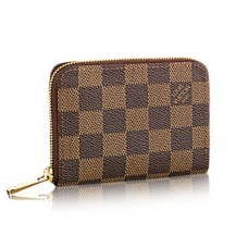 Louis Vuitton N63070 Portamonete Zippy Damier Ebene Canvas