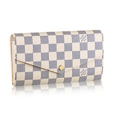 Louis Vuitton N63208 Sarah Portafoglio Damier Azur tela