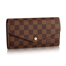 Louis Vuitton N63209 Sarah Portafoglio Damier Ebene Canvas