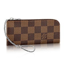 Louis Vuitton N63286 4 Portachiavi Damier Ebene Canvas