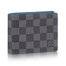 Louis Vuitton N63294 Portafoglio multiplo Damier Graphite Canvas