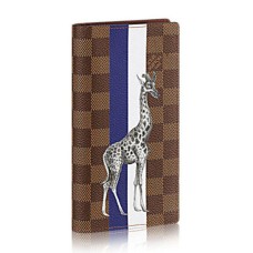 Louis Vuitton N63347 Portafoglio Brazza Damier Ebene Canvas
