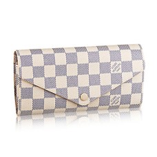 Louis Vuitton N63545 Josephine Portafoglio Damier Azur tela