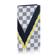 Louis Vuitton N64007 Brazza Portafoglio Damier Azur Canvas